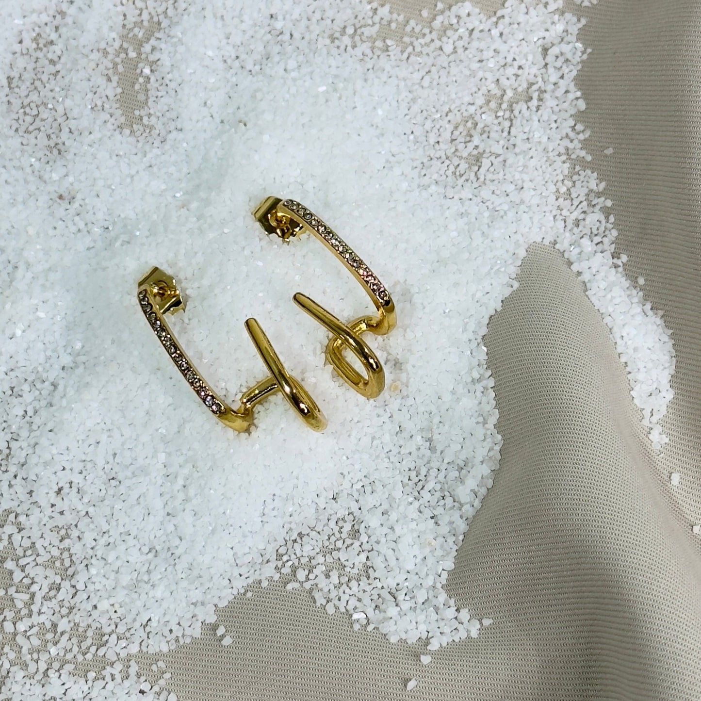 Thunder Hoop Earrings