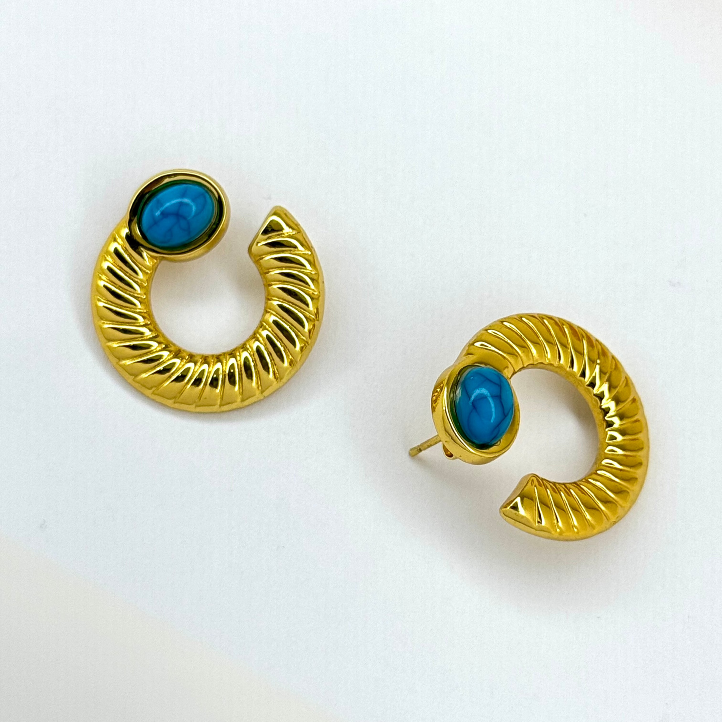 Azurite Earrings