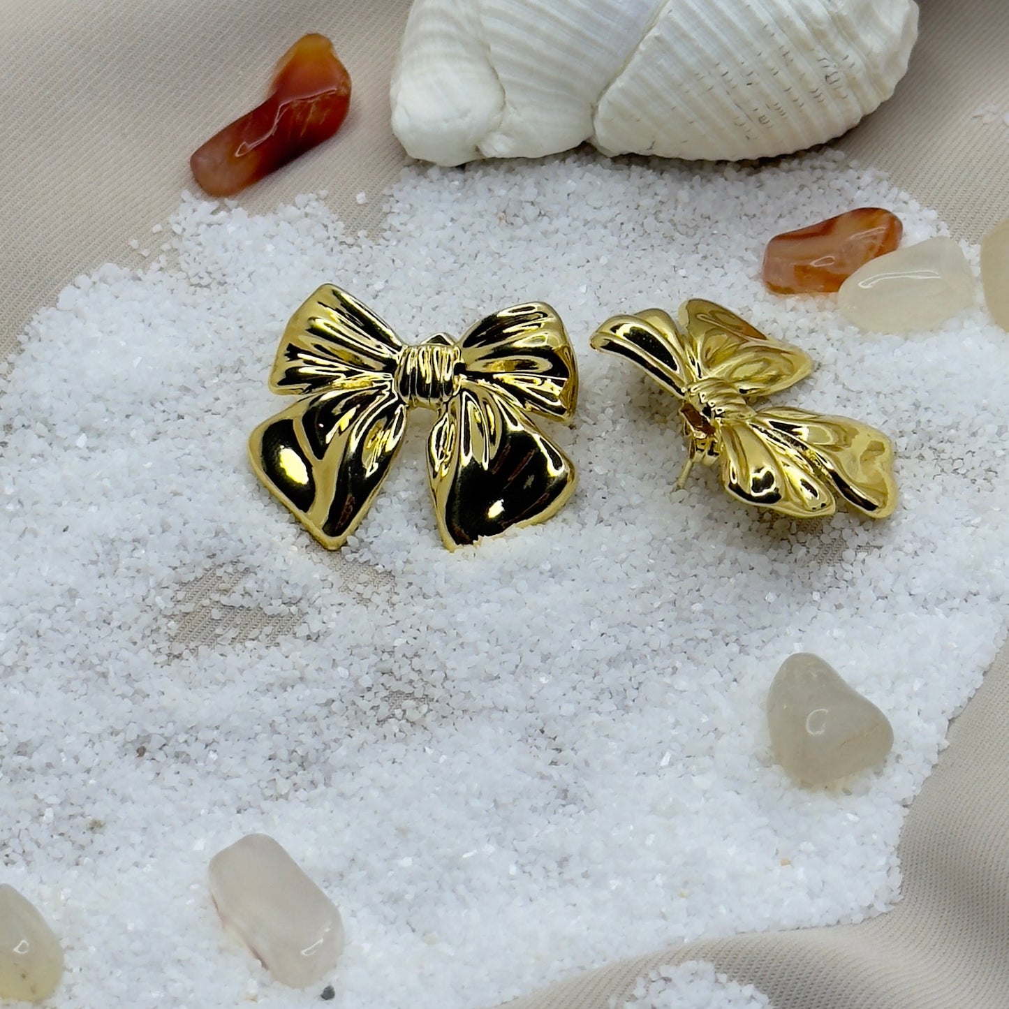 Chunky Bow Earrings