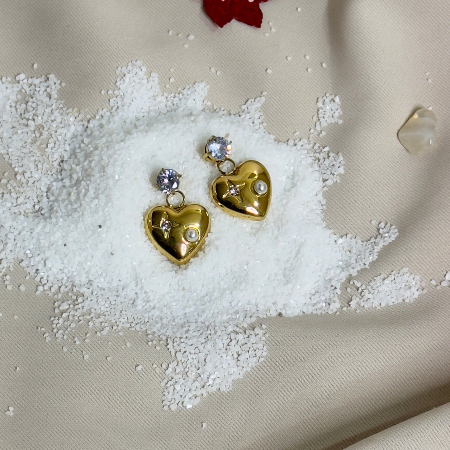 Stud Love Earrings