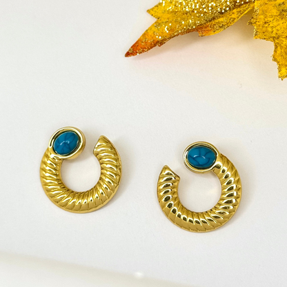 Azurite Earrings