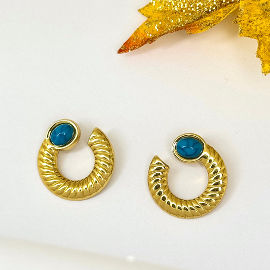 Azurite Earrings
