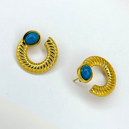 Azurite Earrings