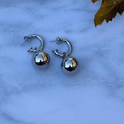 Dual Ball Earrings