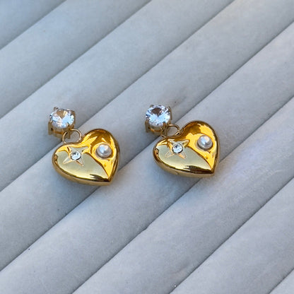 Stud Love Earrings