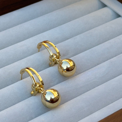 Dainty Dome Earrings
