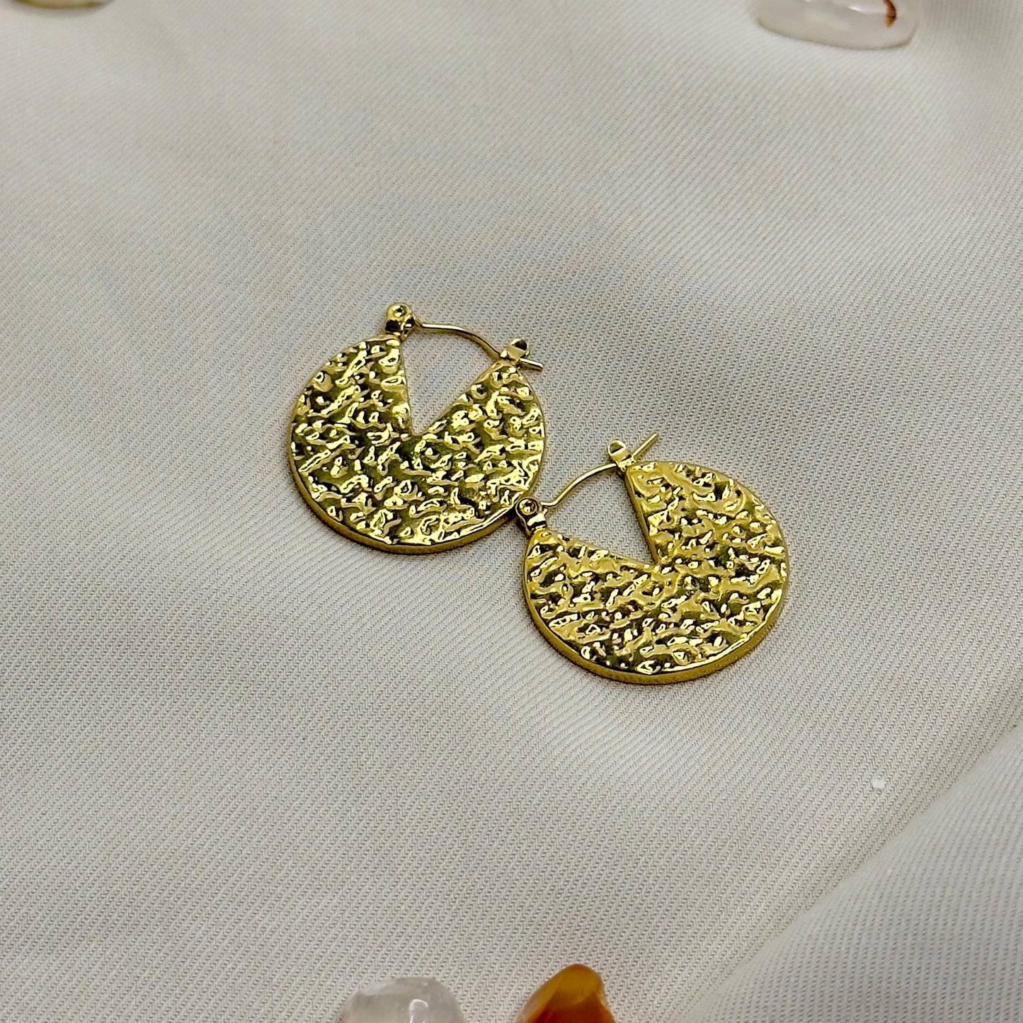 Pac-man Hoop Earrings