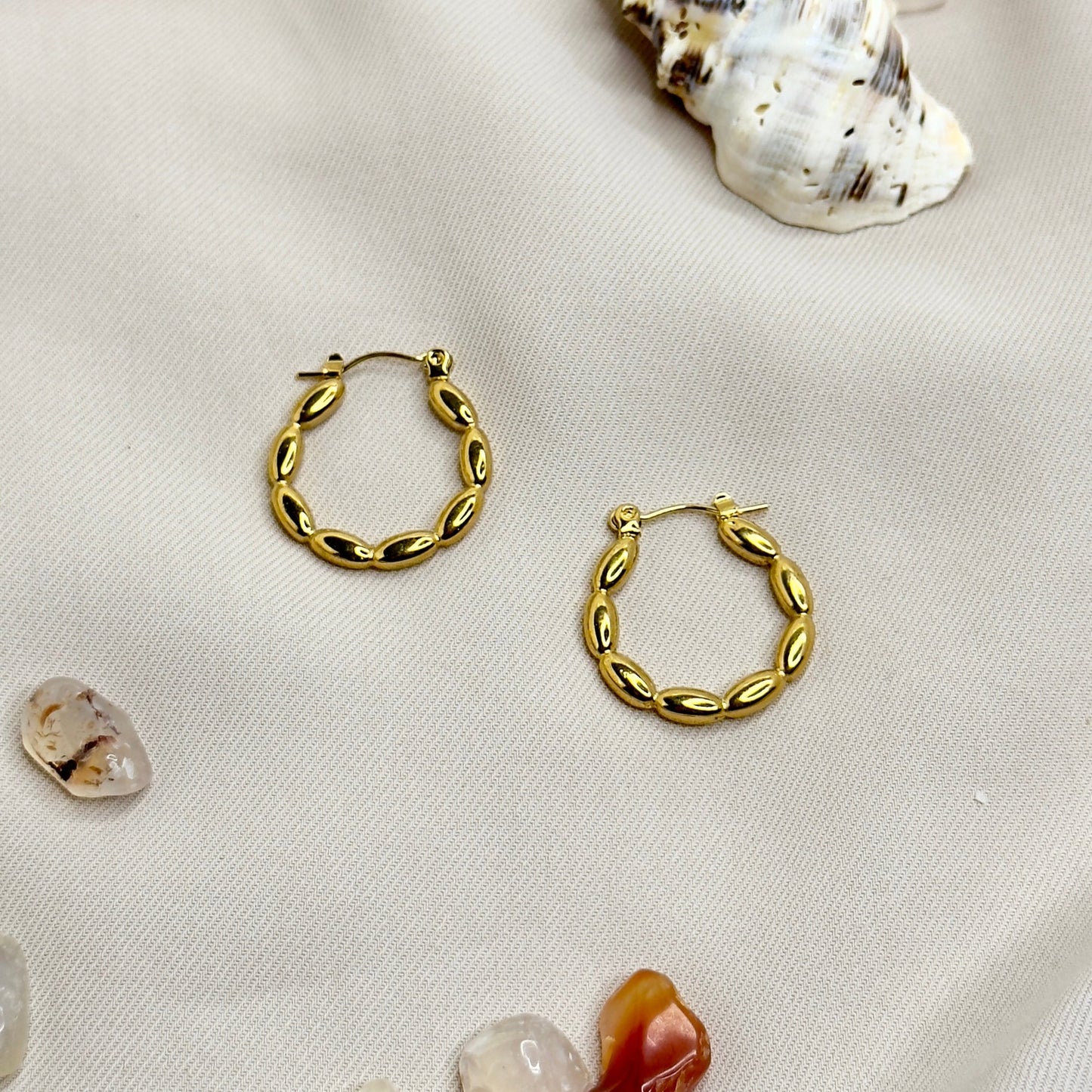 Twirl Hoop Earrings