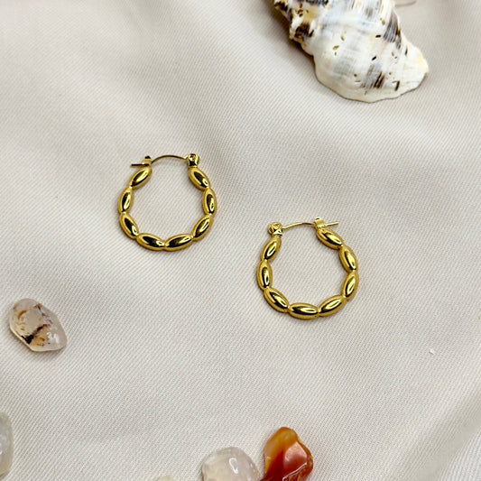 Twirl Hoop Earrings