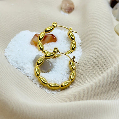Twirl Hoop Earrings