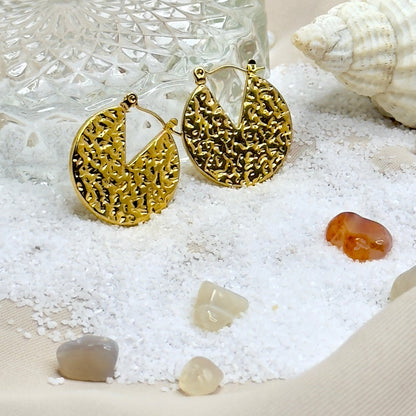 Pac-man Hoop Earrings