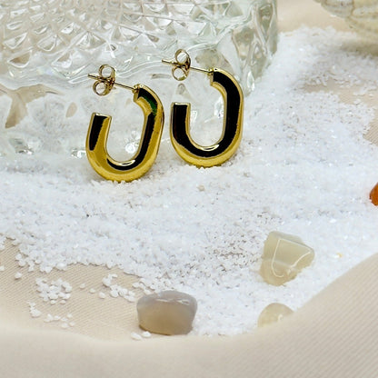 The U Hoop Earrings