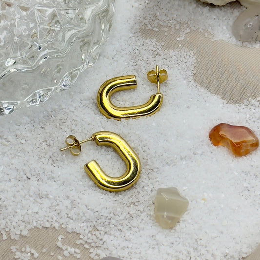 The U Hoop Earrings