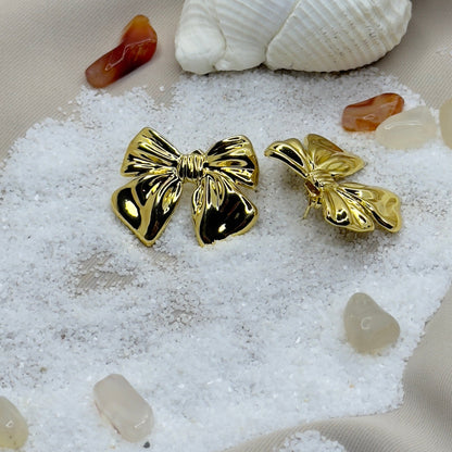 Chunky Bow Earrings